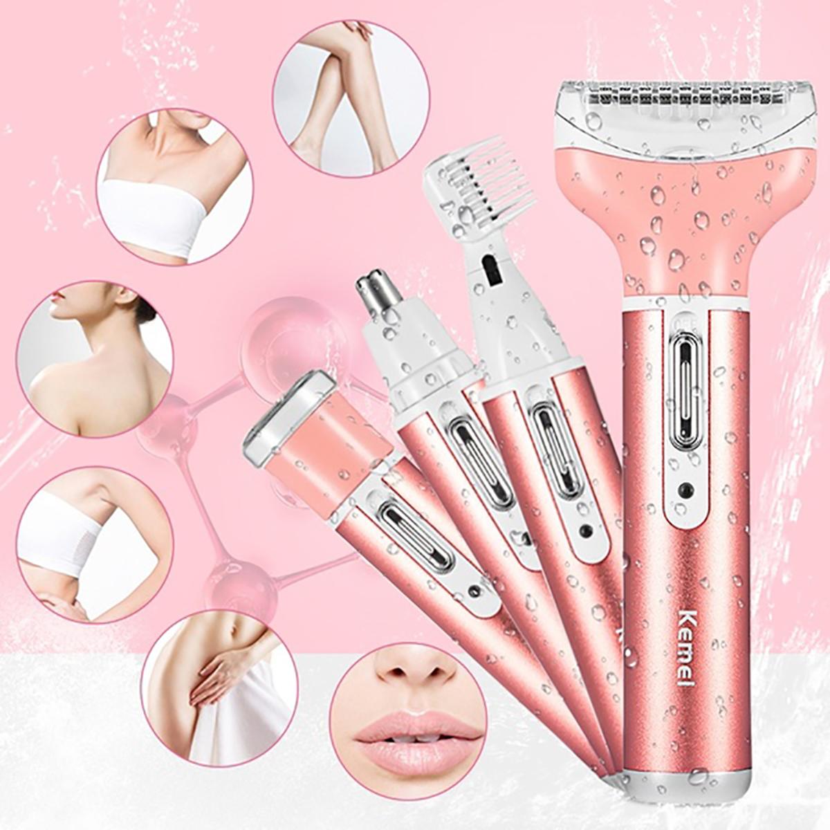 Kemei Body Hair Remover 4-in-1 Multifunctional Epilator