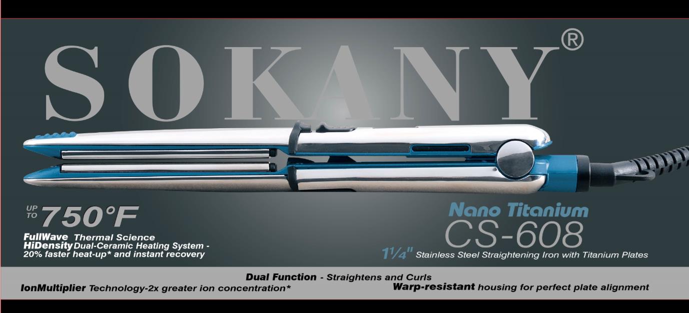 Sokany Straightener 2in1