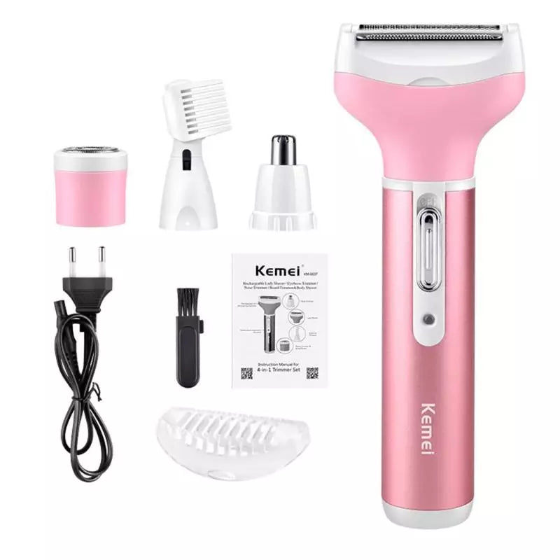Kemei Body Hair Remover 4-in-1 Multifunctional Epilator